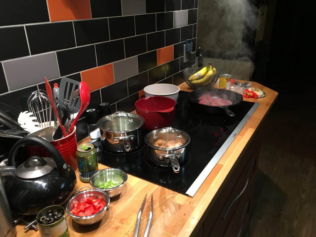 Cooking Tacos