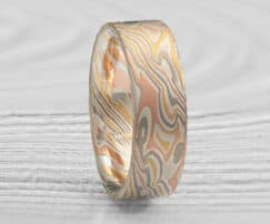 unique flat wedding ring