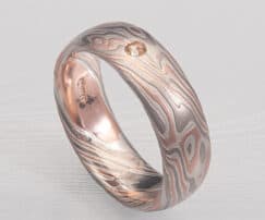 mens red gold wedding