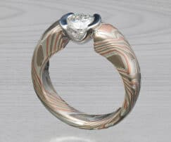contemporary diamond ring