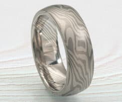 White Gold Wedding Band
