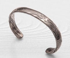 DAMASCUS STEEL CUFF BRACELET
