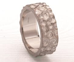 carved canyon mokume ring