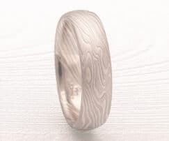 platinum mokume weddingring
