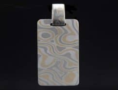 mens gold dog tag