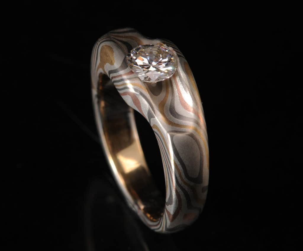 custom diamond engagement ring