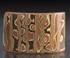 mokume belt buckle