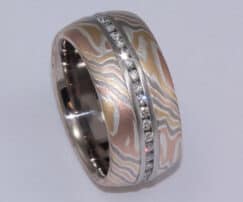 GOLD MOKUME CHANNEL DIAMOND