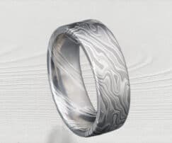 platinum palladium mokume ring