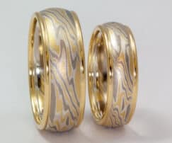 gold wedding set