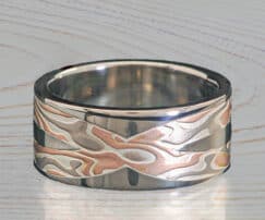 red mokume and palladium