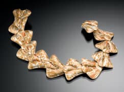 custom mokume link bracelet