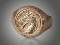 Mokume Dragon Ring