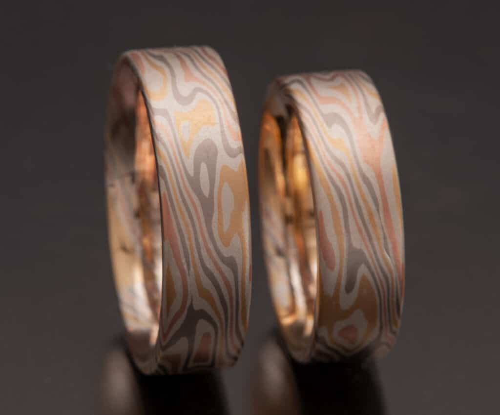 non-etched multi-gold