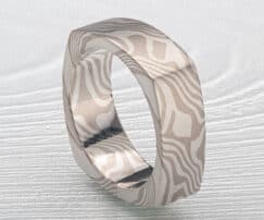 Euro-Shank Square wedding ring