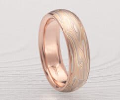 custom multi-gold mokume