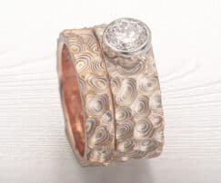 unique wedding ring set