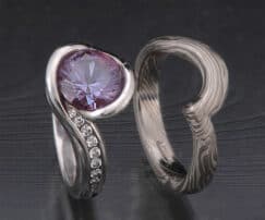 Custom Curved Wedding Band