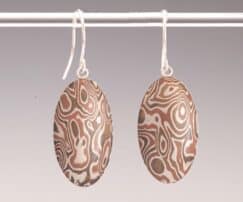 copper brass nickel silver dangle earrings
